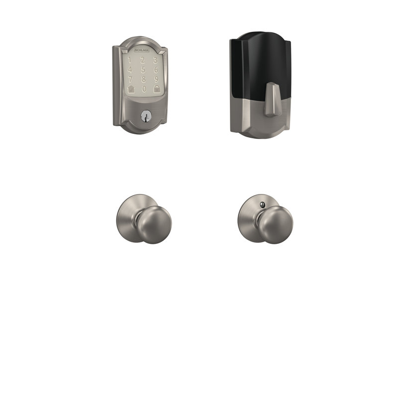 Encode Single Cylinder Smart Deadbolt, Nickel, Yes