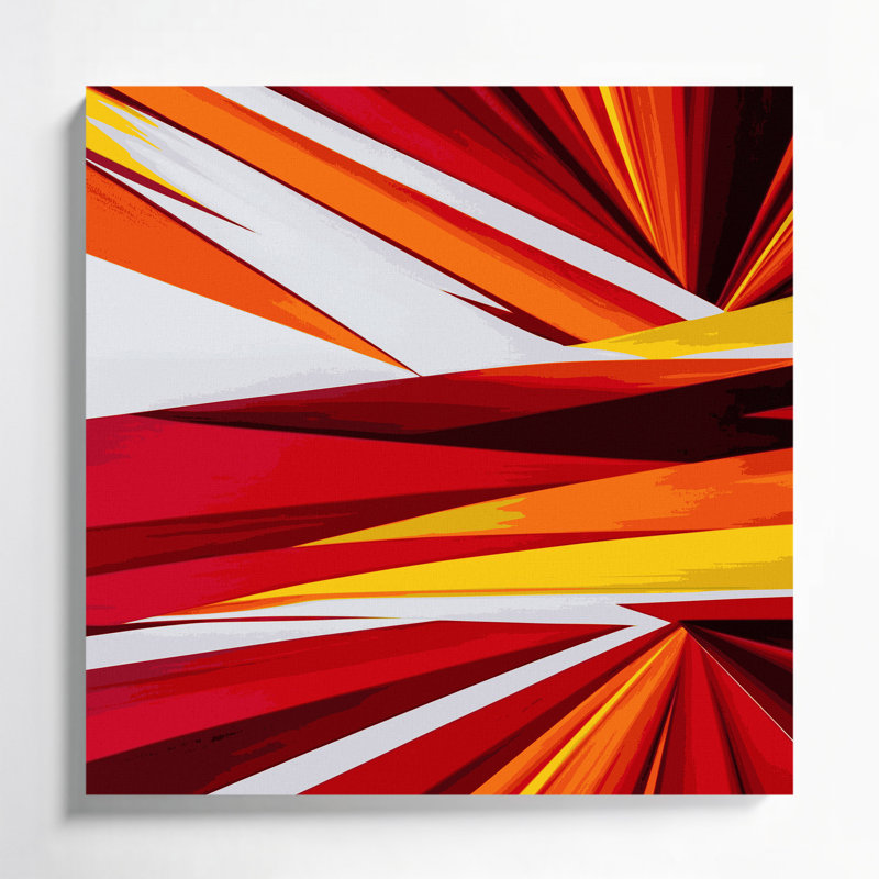 Art mural rigide sur toile 21, H 16 po x l 16 po