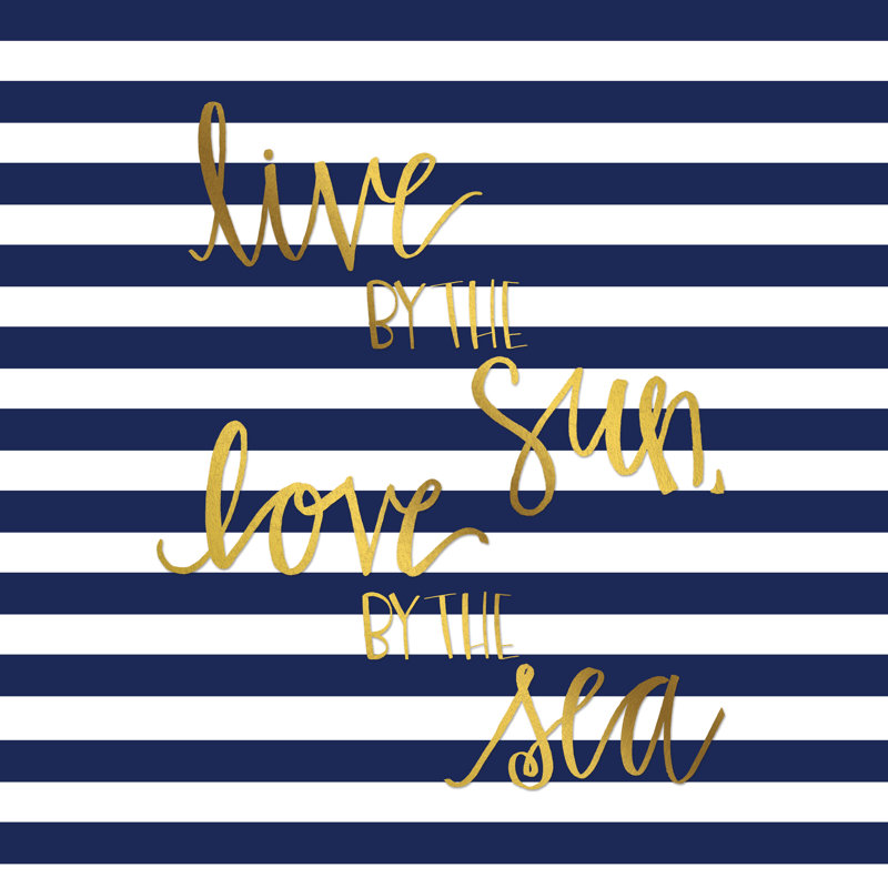Live By The Sun Gold 2 - Wrapped Canvas Print, 30cm H x 30cm W x 3.8cm D