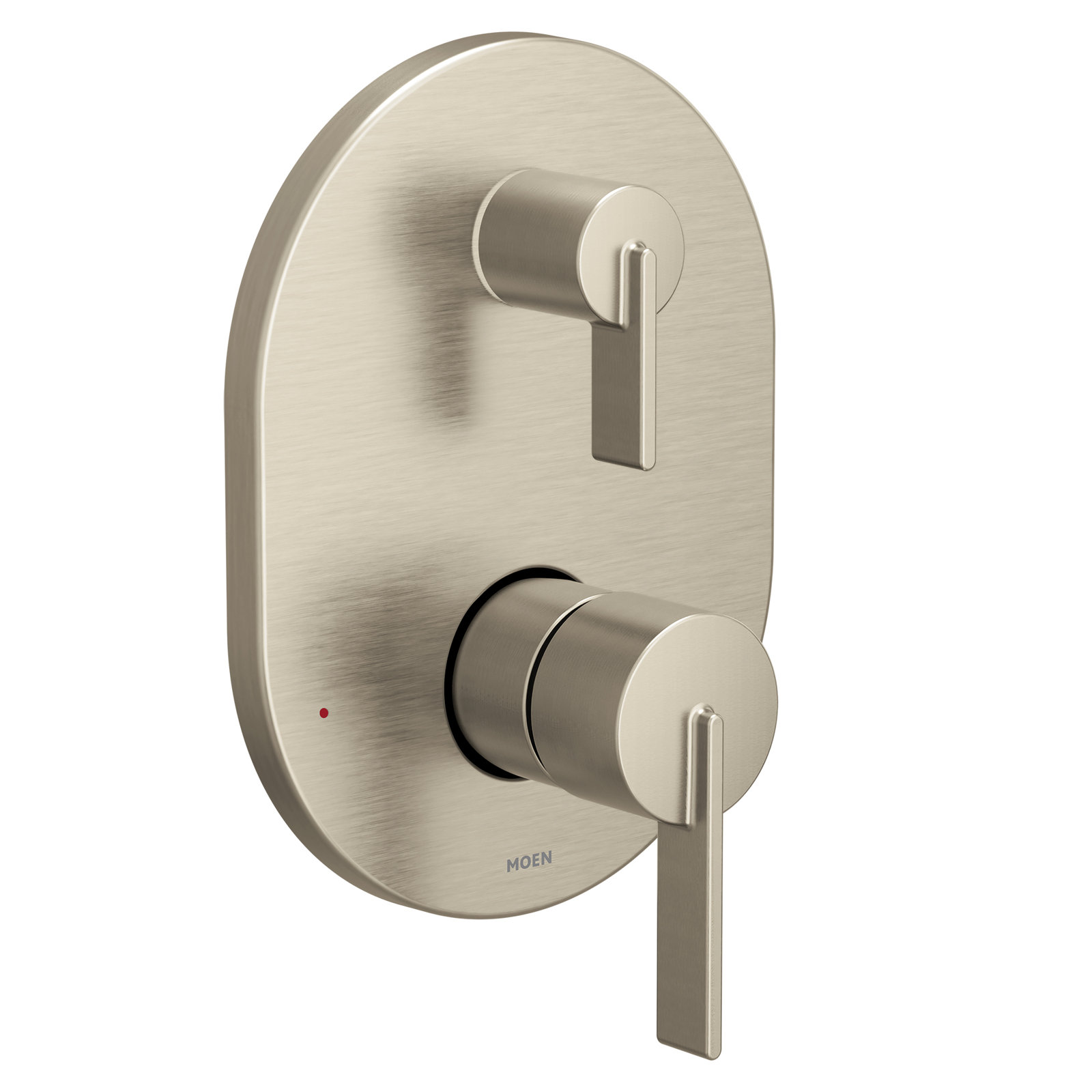 Cia M-CORE Transfer Valve Trim, Brushed Nickel