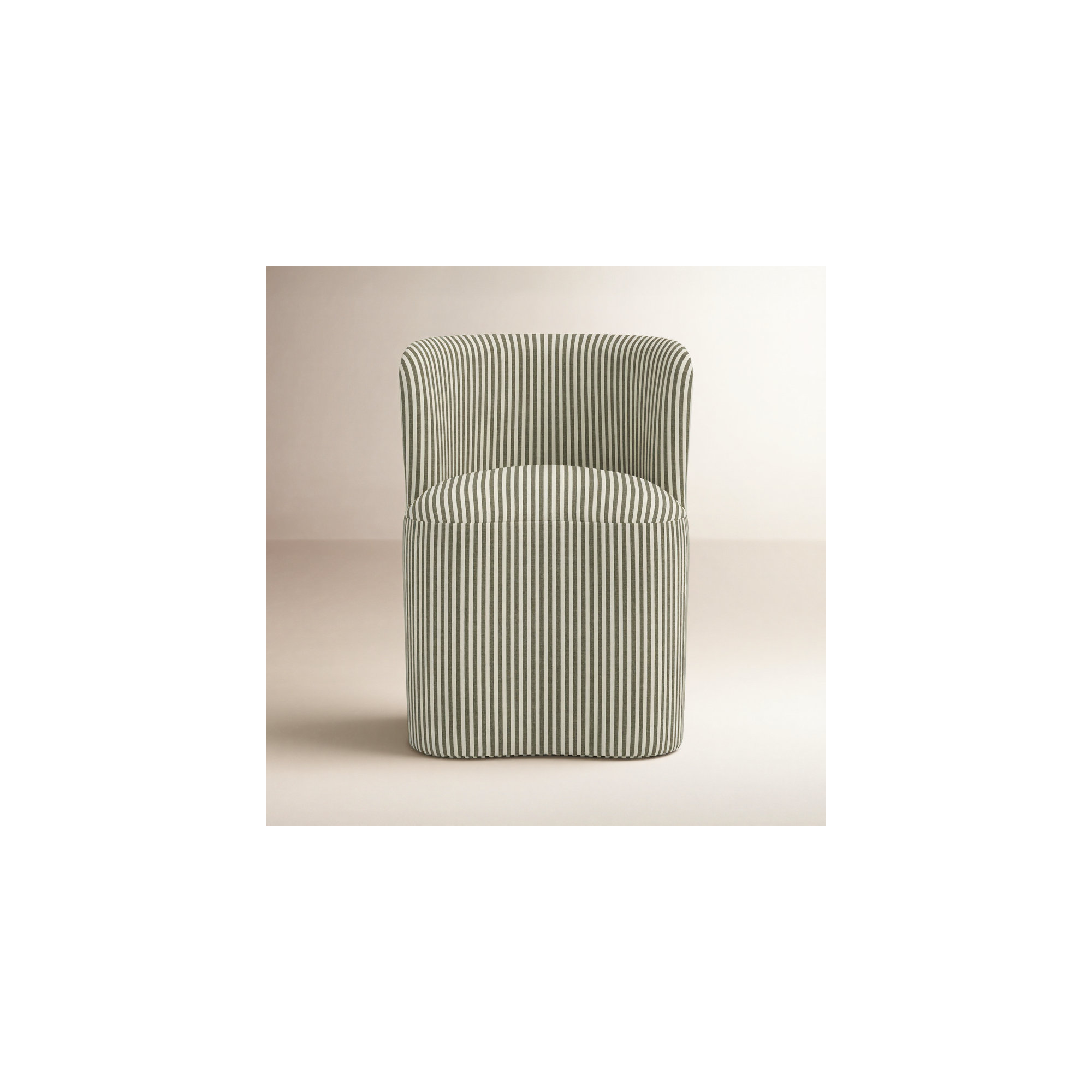 Stoffer Home x Cloth and Co. Gail Dining Chair, Jane Stripe Laurel