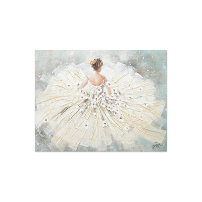 Hand -painted cloud dancer acrylic painting