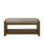 Banc décoratif, banc de siège rembourré pour le salon, banc de bout de lit compact moderne avec rangement pour sièges de chambre à coucher, coussin amovible-671112483-700403871
