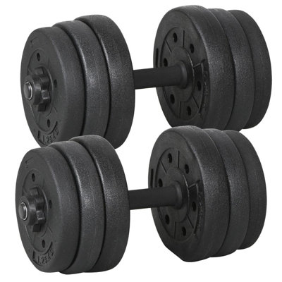 44 LB Adjustable Dumbbell Weight Set