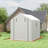Outsunny Walk-In Greenhouse With Mesh Door And Windows, 18 Shelf Green House With Trellis, Plant Labels, UV Protective For Growing Flowers, Herbs, Vegetables, Saplings-120841600-120841597