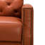 Fauteuil inclinable électrique en cuir véritable de 31,50 po Gumesindo-1780256309