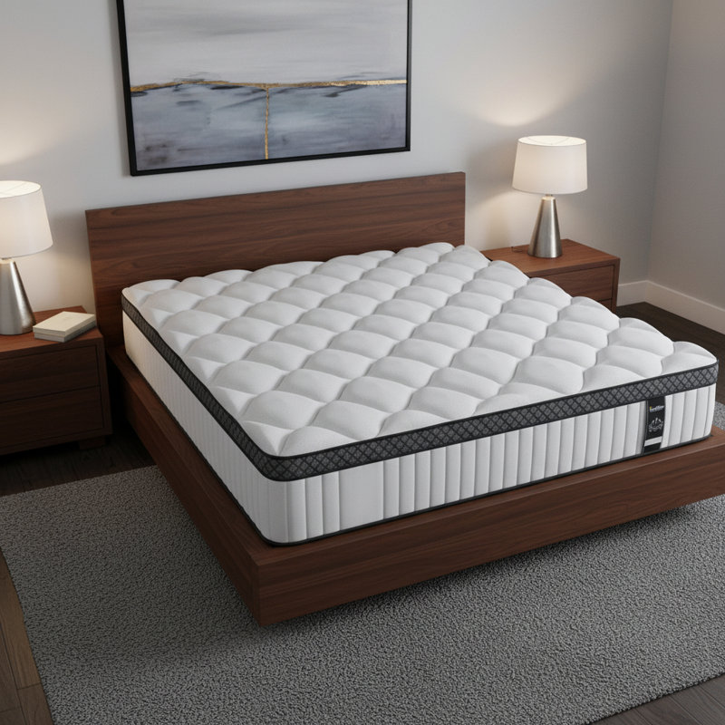 Grand matelas hybride en mousse 12 po
