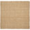 Tapis à motif géométrique en jute naturel touffeté à la main Carolene de Erroll Pollux