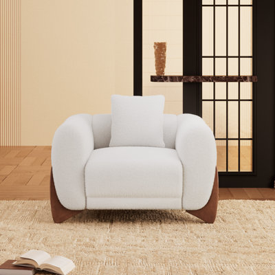 Fauteuil d'appoint Morgan Boucle