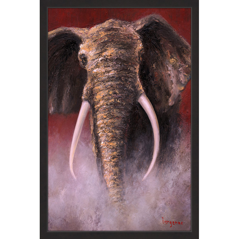 Bergerac - Single Picture Frame Painting, 61cm H x 41cm W x 3.81cm D