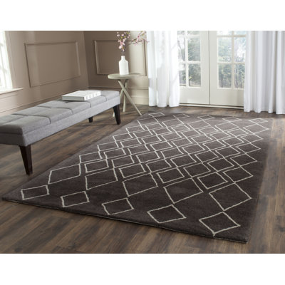 Adesha Hand-Tufted Wool Ivory/Grey Rug
