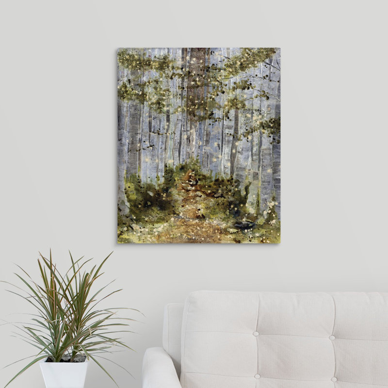 Mossy Path by Alexys Henry - Painting on Canvas, Wrapped Canvas, 24" H x 20" W x 1.25" D