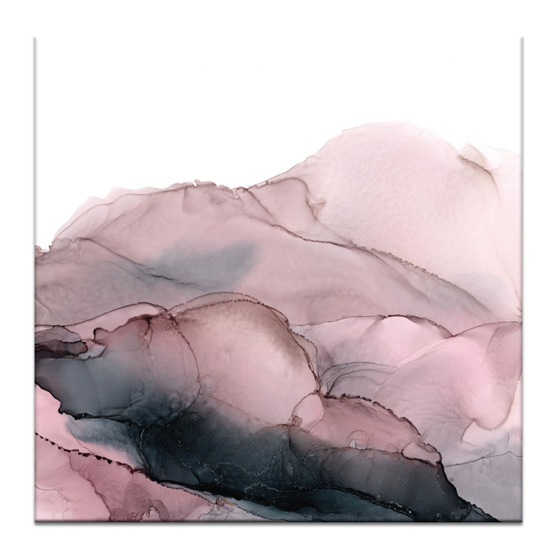 Blush Mountain by Fern Siebler - Painting on Canvas, Wrapped Canvas, 102 cm H x 102 cm W x 4 cm D