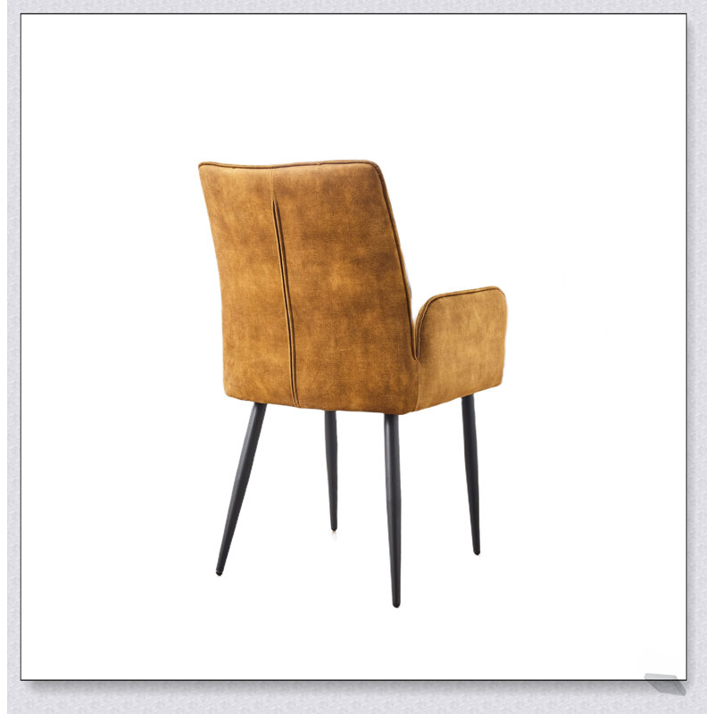 Ensemble de chaises de salle à manger 2 pièces Modern, Jaune