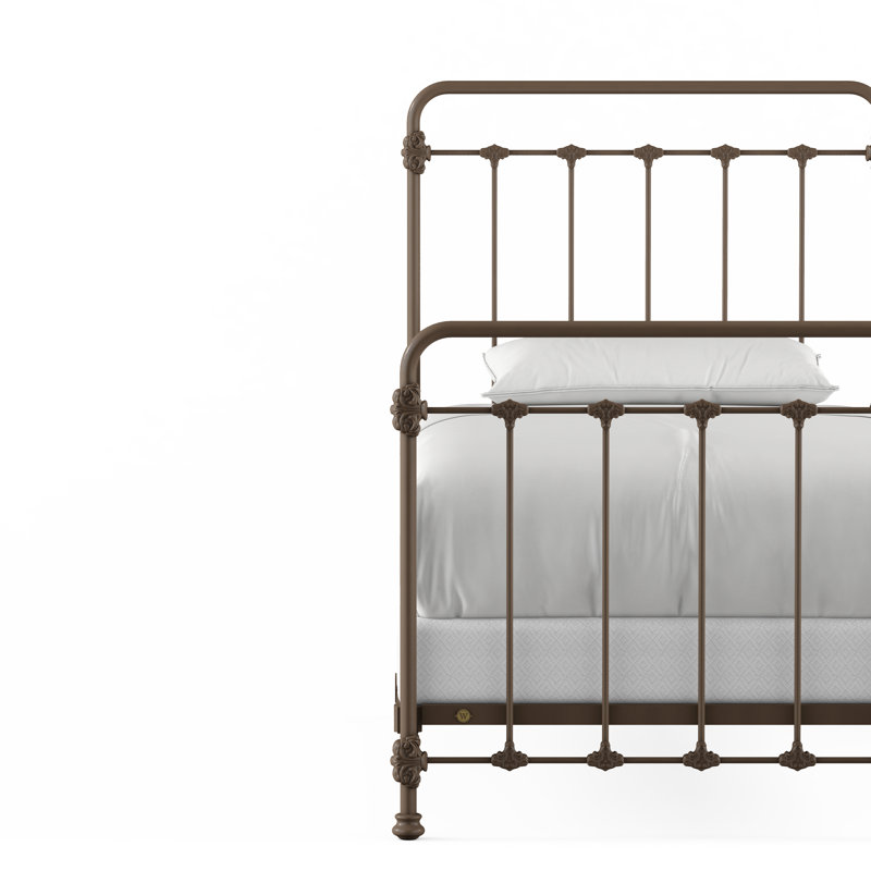 160 Picket Fence Bed | Complete Standard, Twin, Bronze