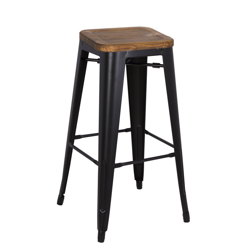 Pine Solid Wood Counter Stool