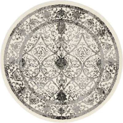Tapis oriental gris / ivoire Amika