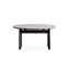 Table de salle à manger extensible moderne de style simple avec plateau en pierre frittée-876762975