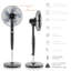 Silent Storm 45cm Oscillating Pedestal Fan-1800643717