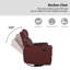 Fauteuil inclinable manuel pivotant en similicuir Gemius-389530430