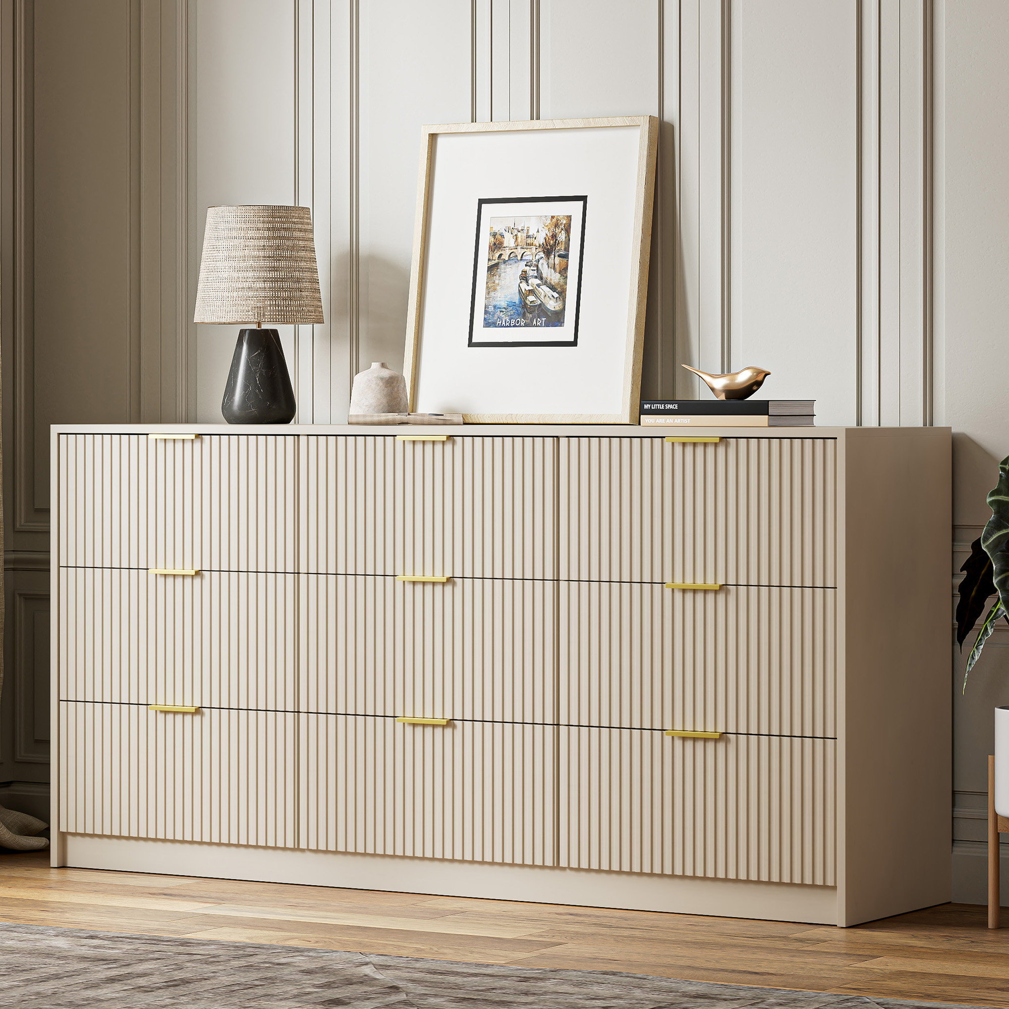 Mercer41 9 - Drawer Dresser, 63" W & Reviews | Wayfair