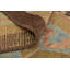 Tapis de zone en laine brun/brun clair 11 pi 10 po x 14 pi 5 po one-of-kind à la main noué la Mehdi