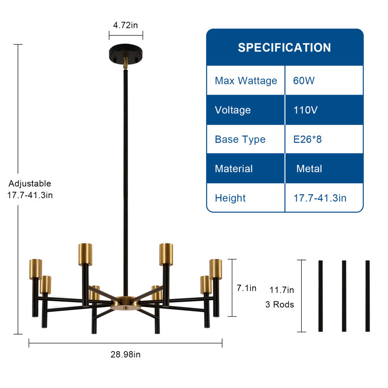 Lustre spoutnik Arrabelle