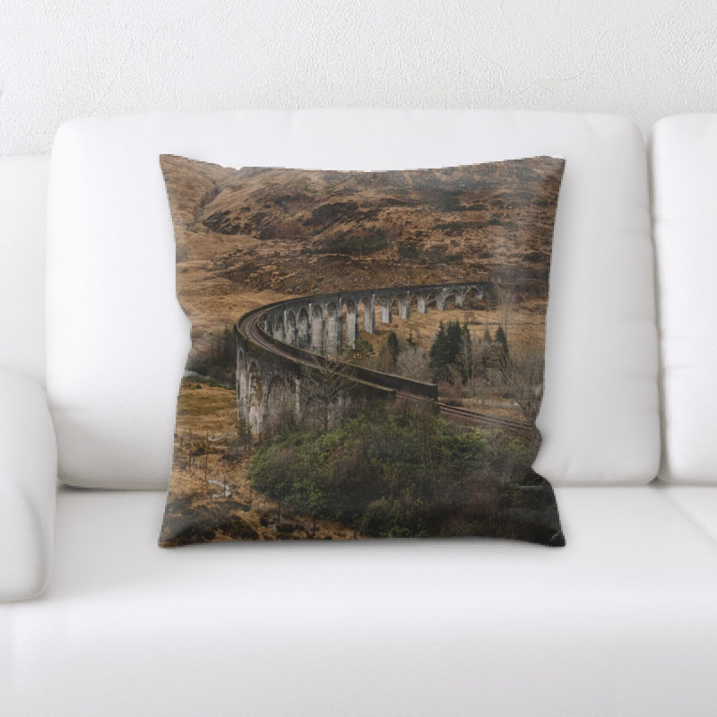 Train Experience Throw Pillow