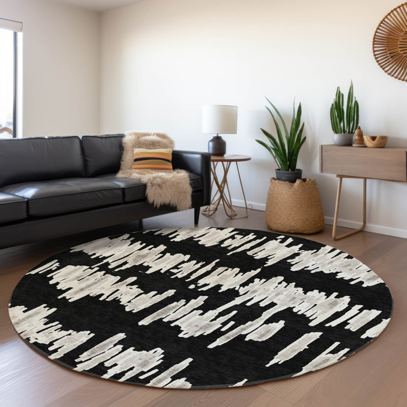 Tapis intérieur / extérieur Maliana, Rond 8 pi