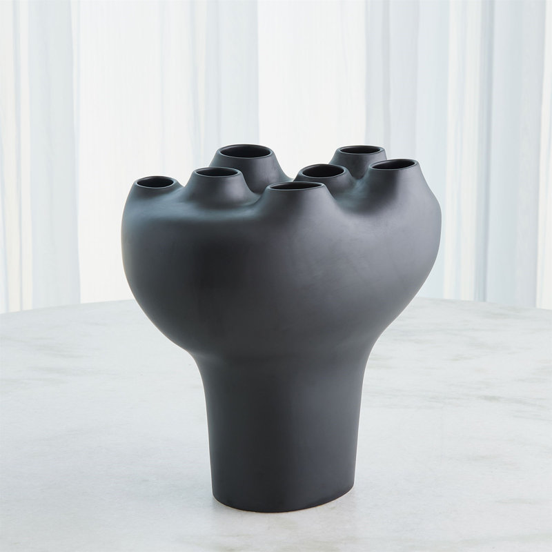 Vase de table Geyser, Noir