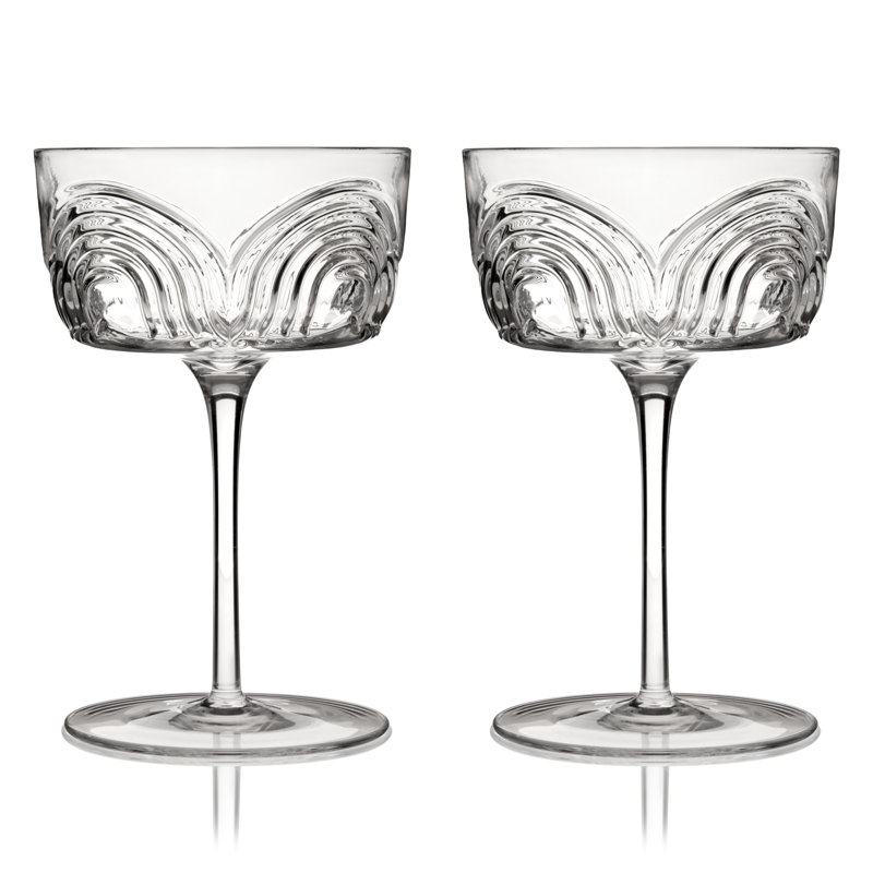 Milo Crystal Cocktail Coupes