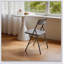Lot de 4 chaises pliantes avec coussin en PP, chaises métalliques empilables et portables pour événements extérieurs et intérieurs, confort et durabilité.-1862235585-1862235598