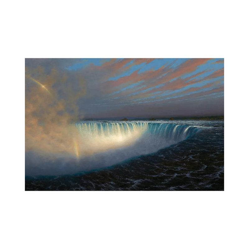 Transcendence Niagara Falls by Ken Salaz - Wrapped Canvas Painting, 20.32 cm H x 30.48 cm W