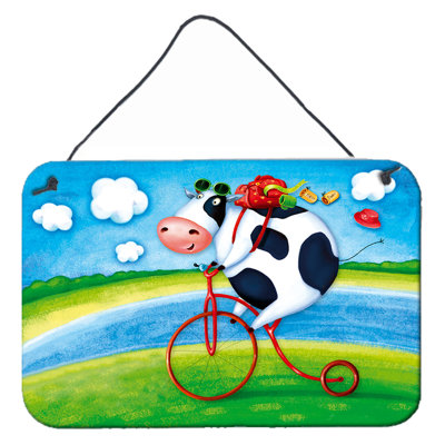 Décoration murale vélo de vache