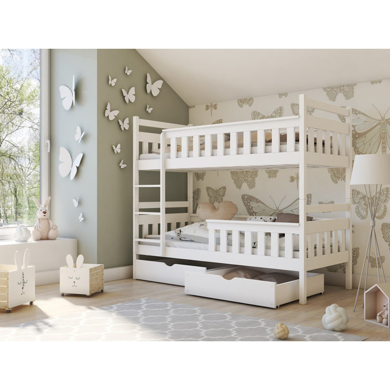 Clemmer Standard Bunk Bed, White