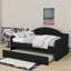 Lit de jour simple capitonné et rembourré avec couchette, canapé-lit en velours avec ports USB et ports de charge de type C-915170236