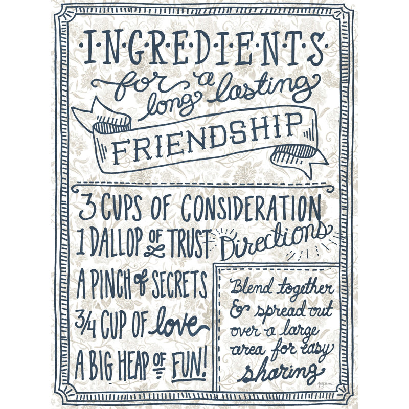 «Ingredients for Life Ditzy Floral IV Neutral» par Mary Urban - impression sur toile tendue, L 30 po x H 40 po