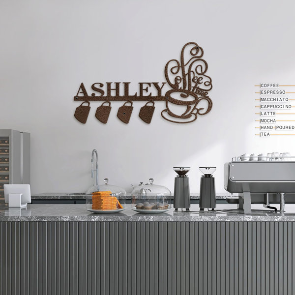 SIGNLEADER M03 Custom Metal Signs Metal Name Sign Metal Wall Art Split ...