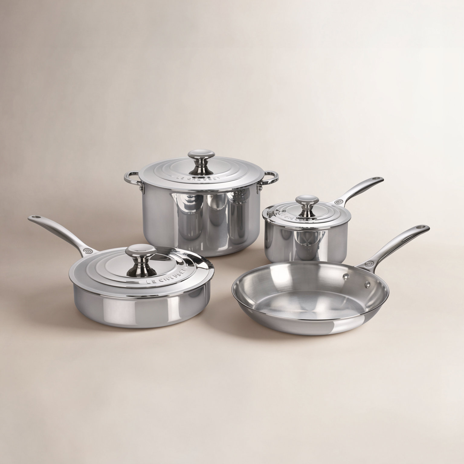 Le Creuset Stainless Steel 7-Piece Set