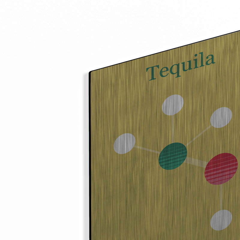 " Tequila Molecule " by Maxim, 16" H x 12" W