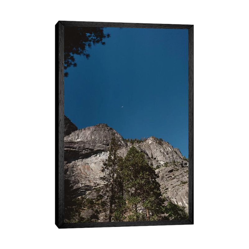 Yosemite Moon II by Bethany Young - Print on Canvas, 101.6cm H x 66.04cm W x 3.81cm D, Black Framed