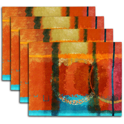 Napperon abstrait en polyester