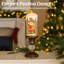 Snow Glitter Led Swirl Candle