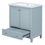 30" Bathroom Vanity With Sink Combo, Multi-Functional Bathroom Cabinet With Doors And Drawer