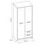 Dennett 2 Door Wardrobe of laminated chipboard 16 mm