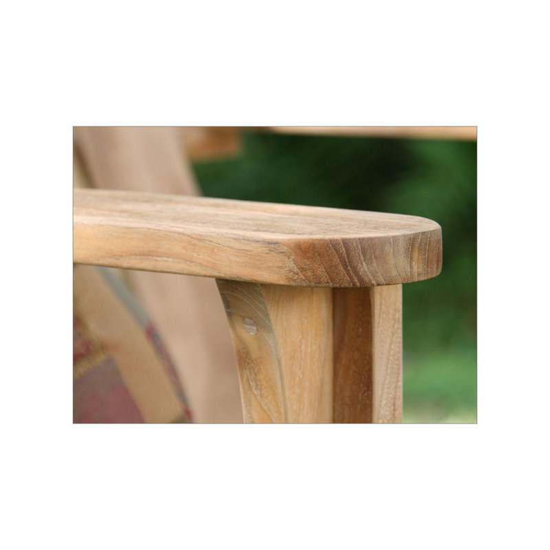 Lakeside Teak Adirondack Chair with Footrest