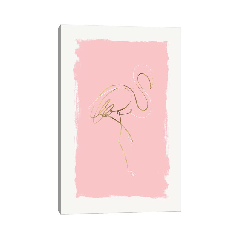 «Graceful Bird I» par Eva Watts - impression sur toile tendue, H 40 po x l 26 po x P 1,5 po