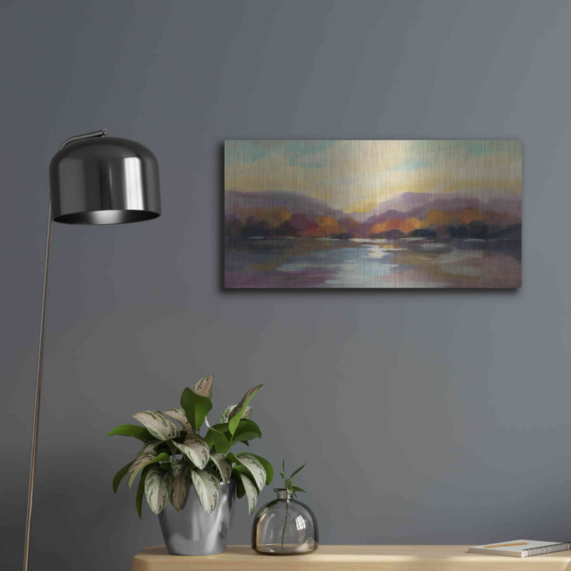 «Fall Sunset» par Silvia Vassileva, H 12 po x l 24 po