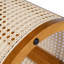 Table d'appoint ronde moderne de 27 po, table de bout en bois brun avec rangement, tissage en rotin-360801591