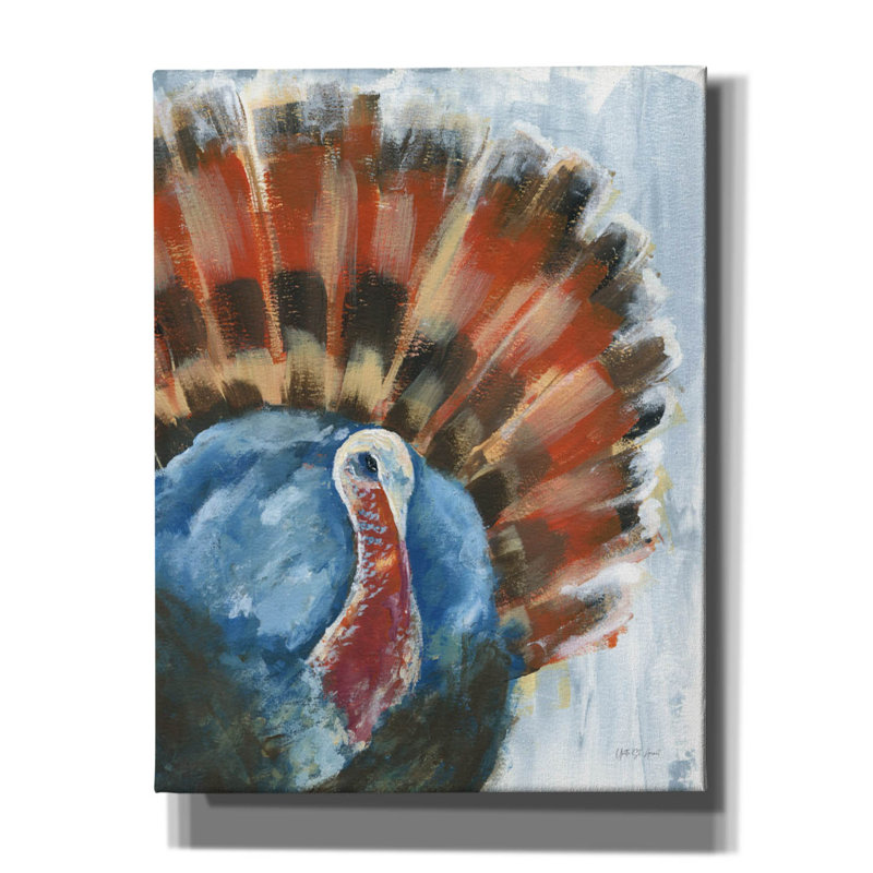 «Traditional Harvest Turquie» par Yvette St. Amant, art mural sur toile, H 34 po x l 26 po x P 1,5 po